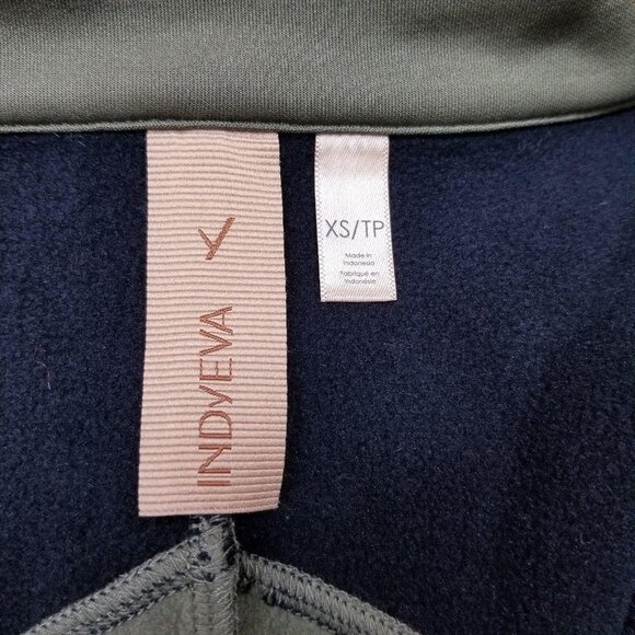 ✅Womens XS Indyeva Bero III Green Pullover Tunic 1/4 Zip Sweatshirt Side Pockets - Picture 2 of 11